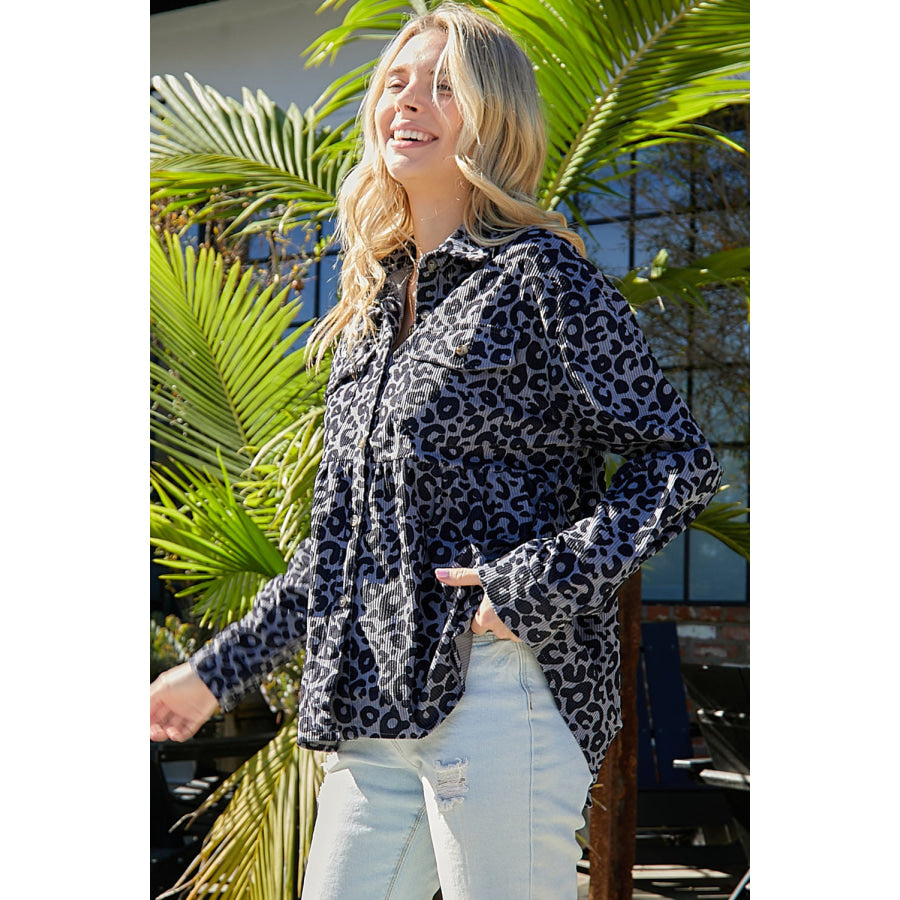Button Down Shirt Jacket