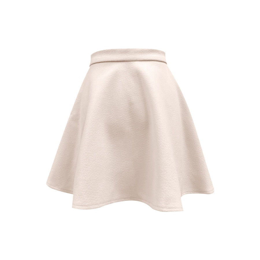 Buttoned Corduroy Mini Skirt Apparel and Accessories