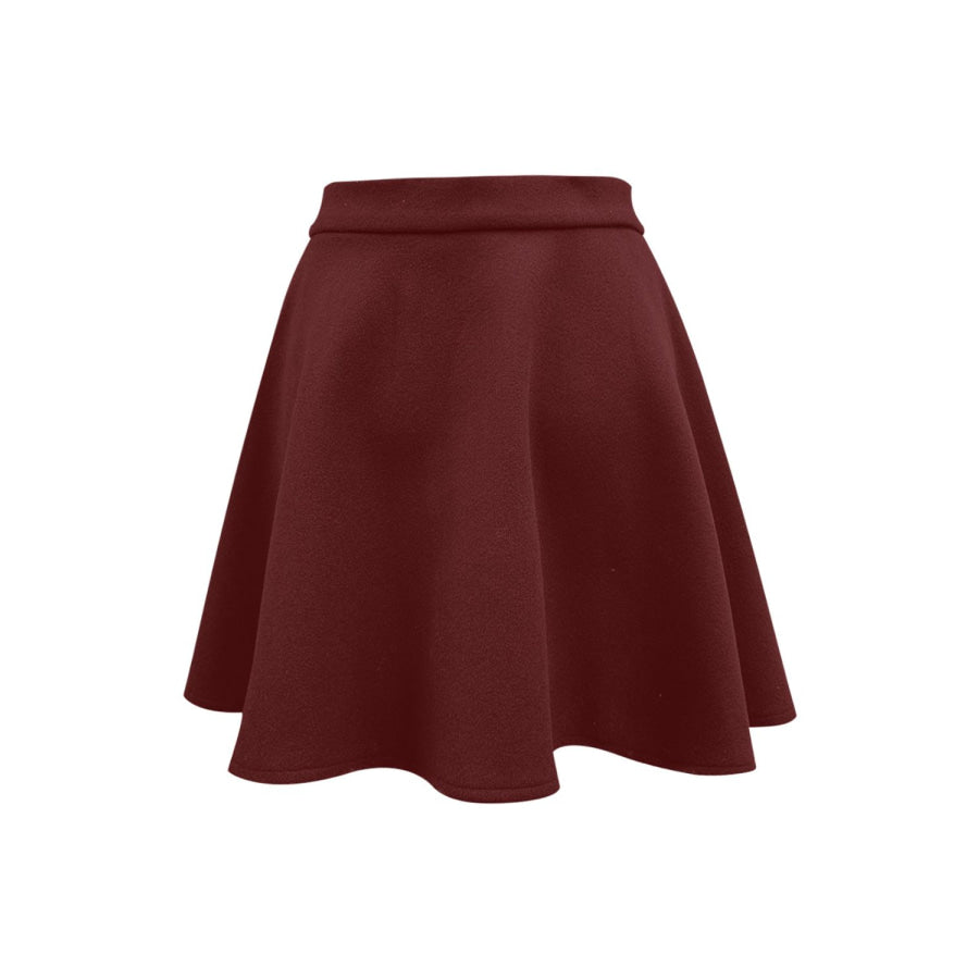 Buttoned Corduroy Mini Skirt Apparel and Accessories
