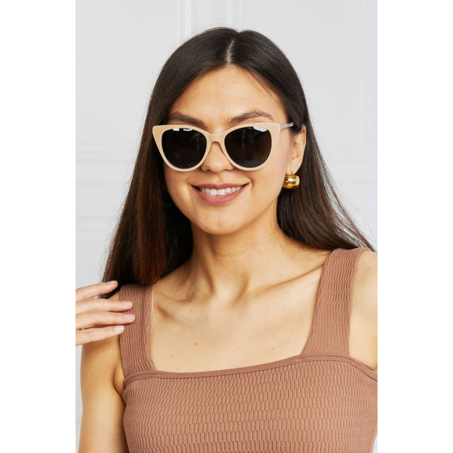Cat-Eye Acetate Frame Sunglasses
