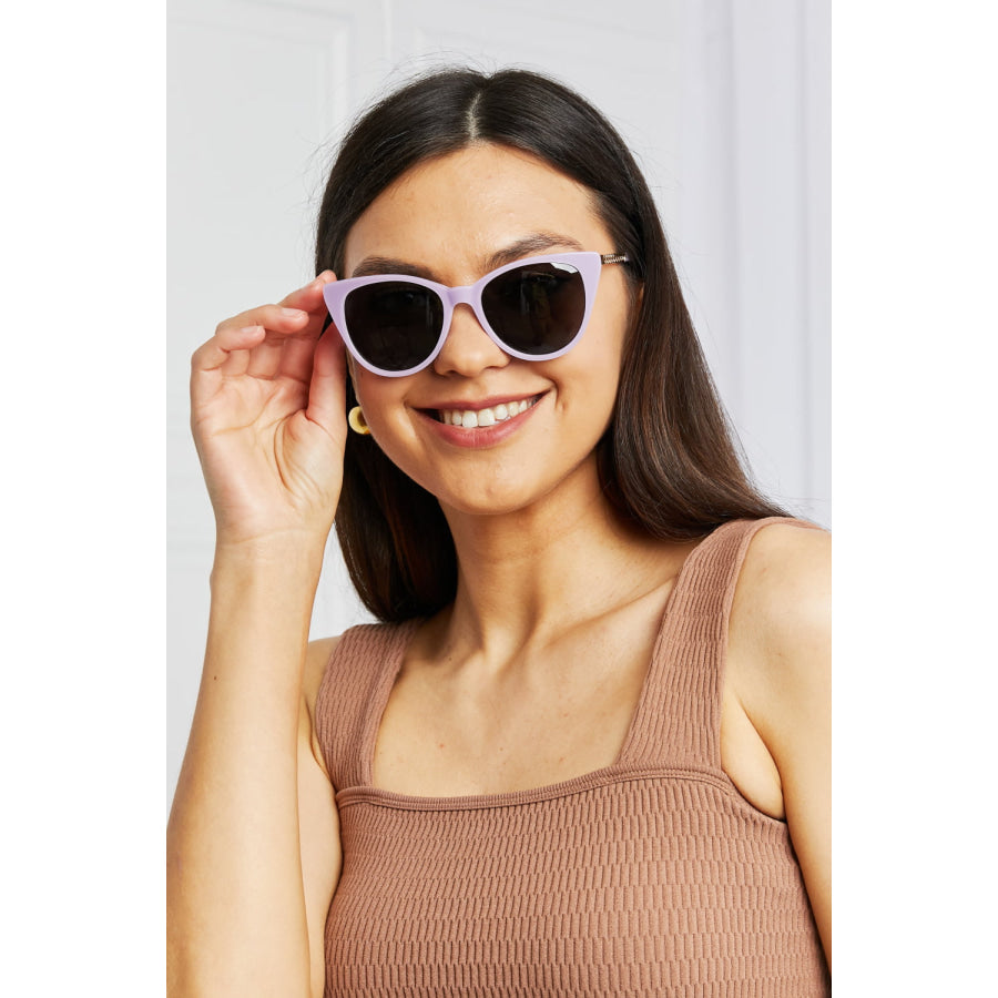 Cat-Eye Acetate Frame Sunglasses