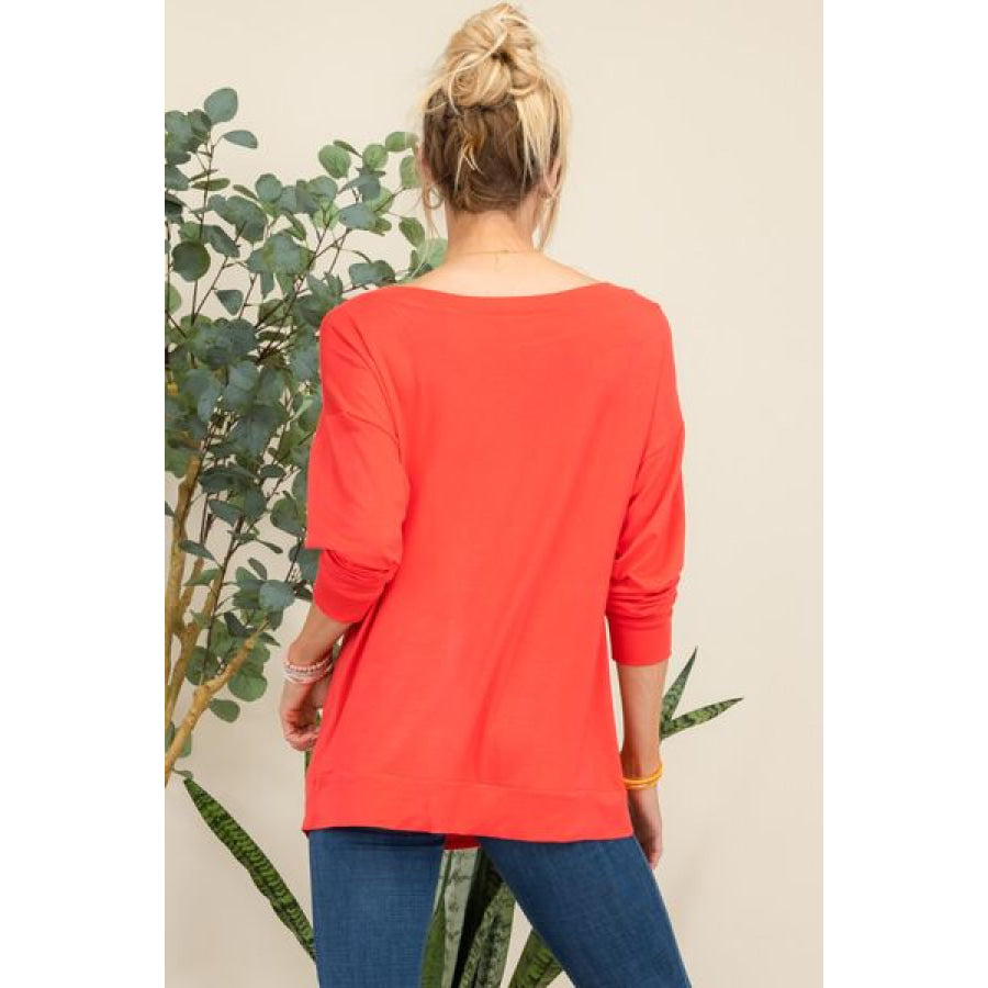 Celeste Full Size Heart Graphic Long Sleeve T-Shirt Apparel and Accessories