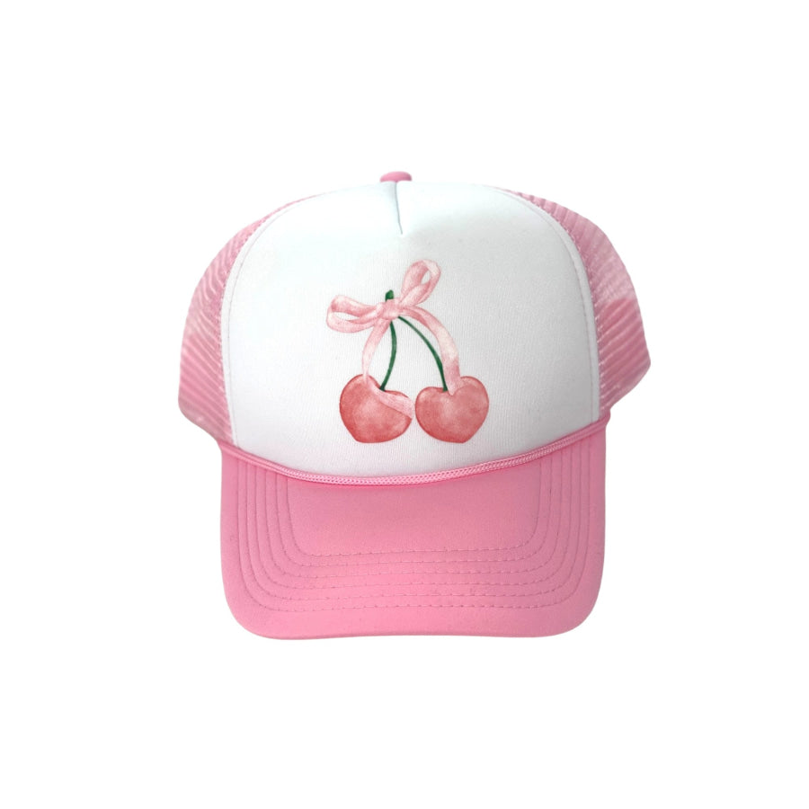 Cherries And A Bow Foam Trucker Hat Hat