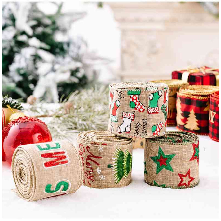 Christmas Polyester Ribbon