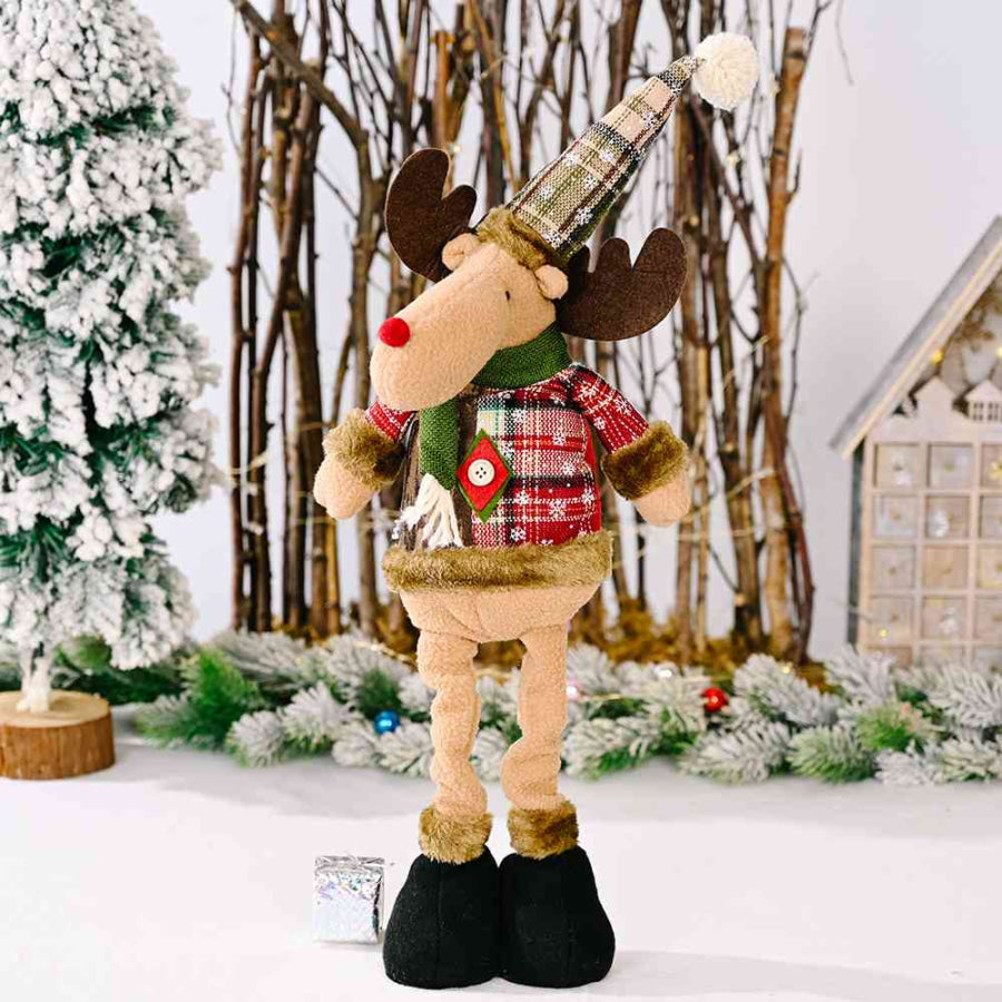 Christmas Telescopic Leg Doll Reindeer / One Size