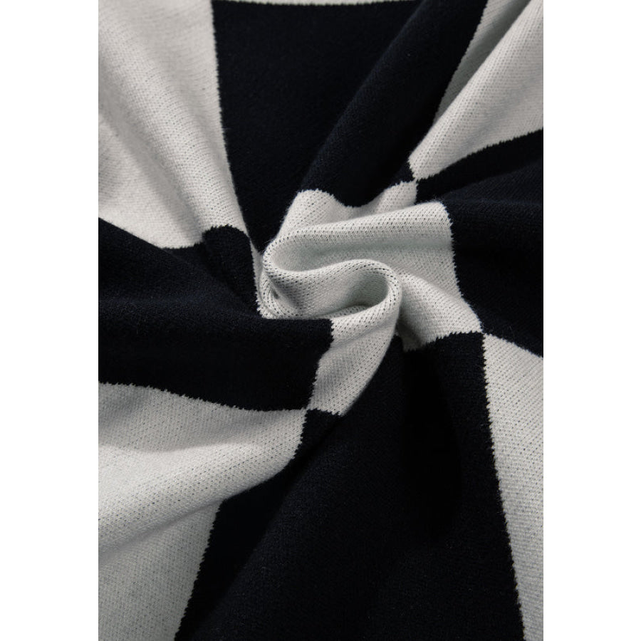 Color Block Button Down Long Sleeve Cardigan Apparel and Accessories