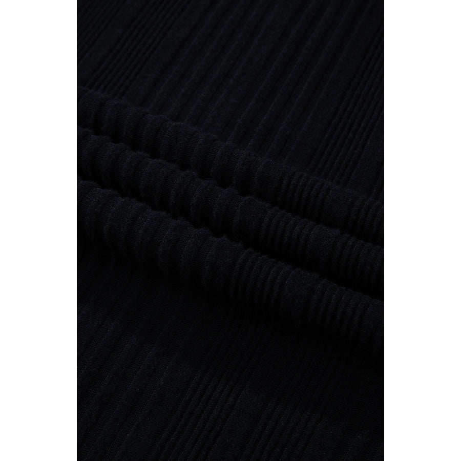 Color Block Drop Shoulder Long Sleeve Mini Dress Apparel and Accessories