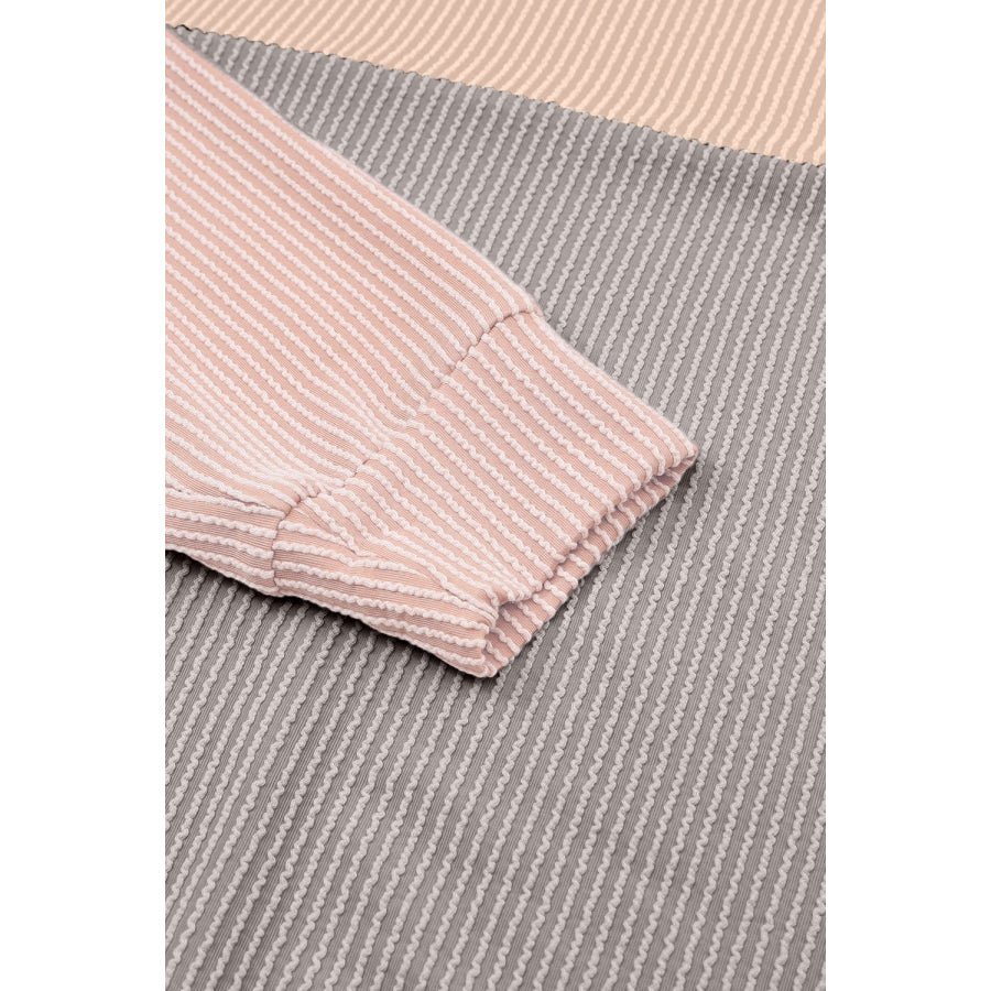 Color Block Dropped Shoulder T-Shirt Apparel and Accessories