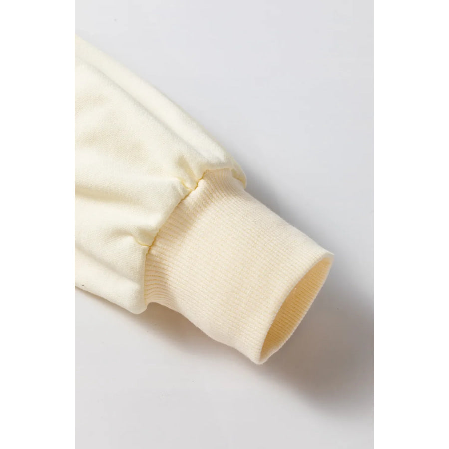 Color Block Long Sleeve Sweatshirt Apparel and Accessories