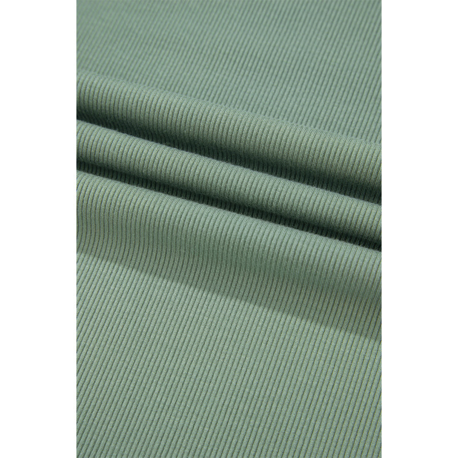 Color Block Round Neck Raglan Sleeve Top Apparel and Accessories