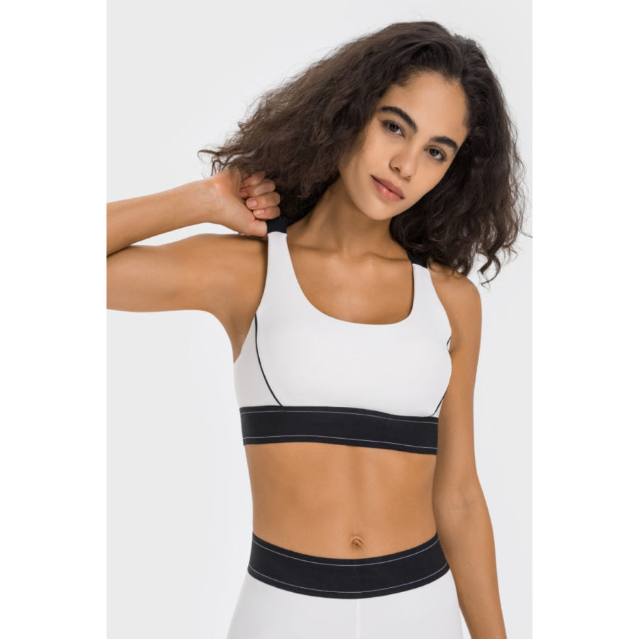 Contrast Sports Bra