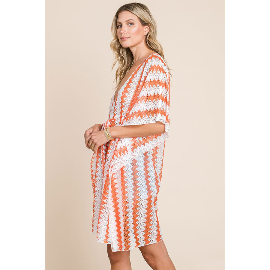 Cotton Bleu by Nu Label Multi Crochet Lace Cover Up Apparel and Accessories