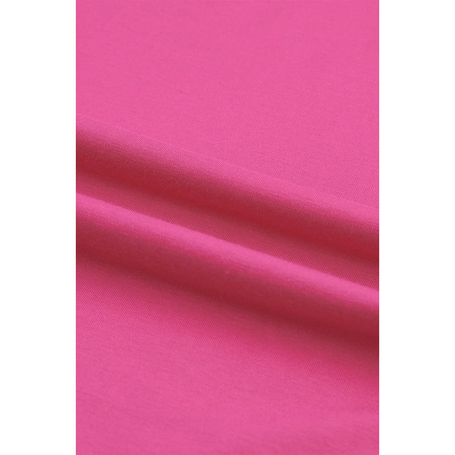 Crisscross Asymmetrical Neck Short Sleeve Top