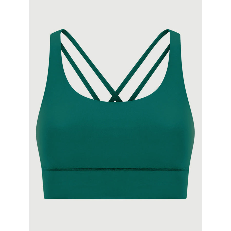 Crisscross Scoop Neck Active Tank Apparel and Accessories