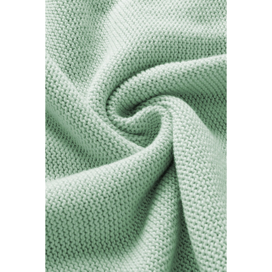 Crochet Flower Round Neck Sweater Vest Apparel and Accessories