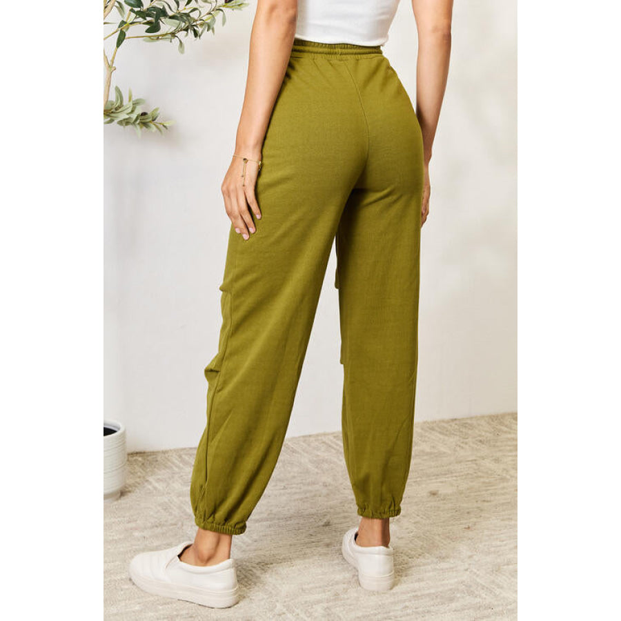 Culture Code Full Size Drawstring Sweatpants with pockets Clothing