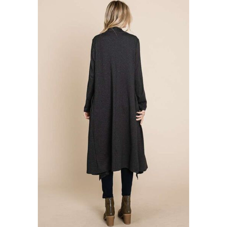 Culture Code Open Front Longline Cover Up with Pockets Apparel and Accessories