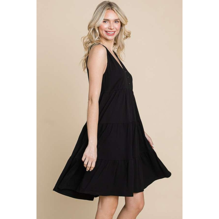 Culture Code Racerback Tiered Tank Dress Apparel and Accessories