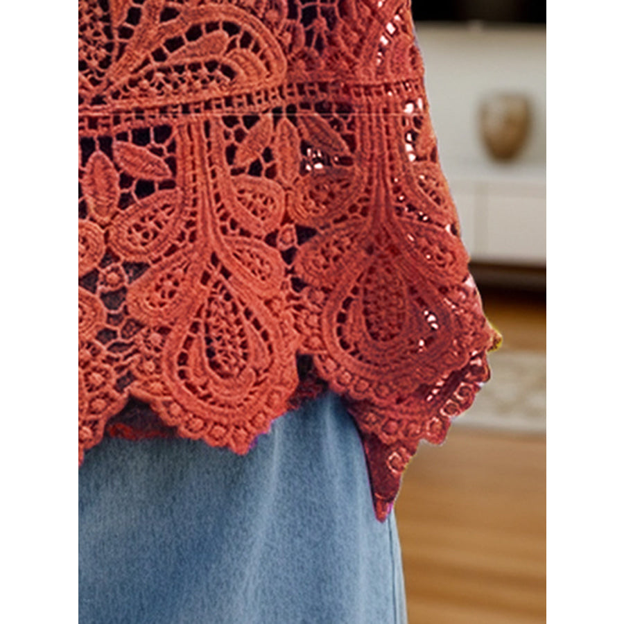 Cutout Scoop Neck Sleeveless Knit Cover Up Apparel and Accessories