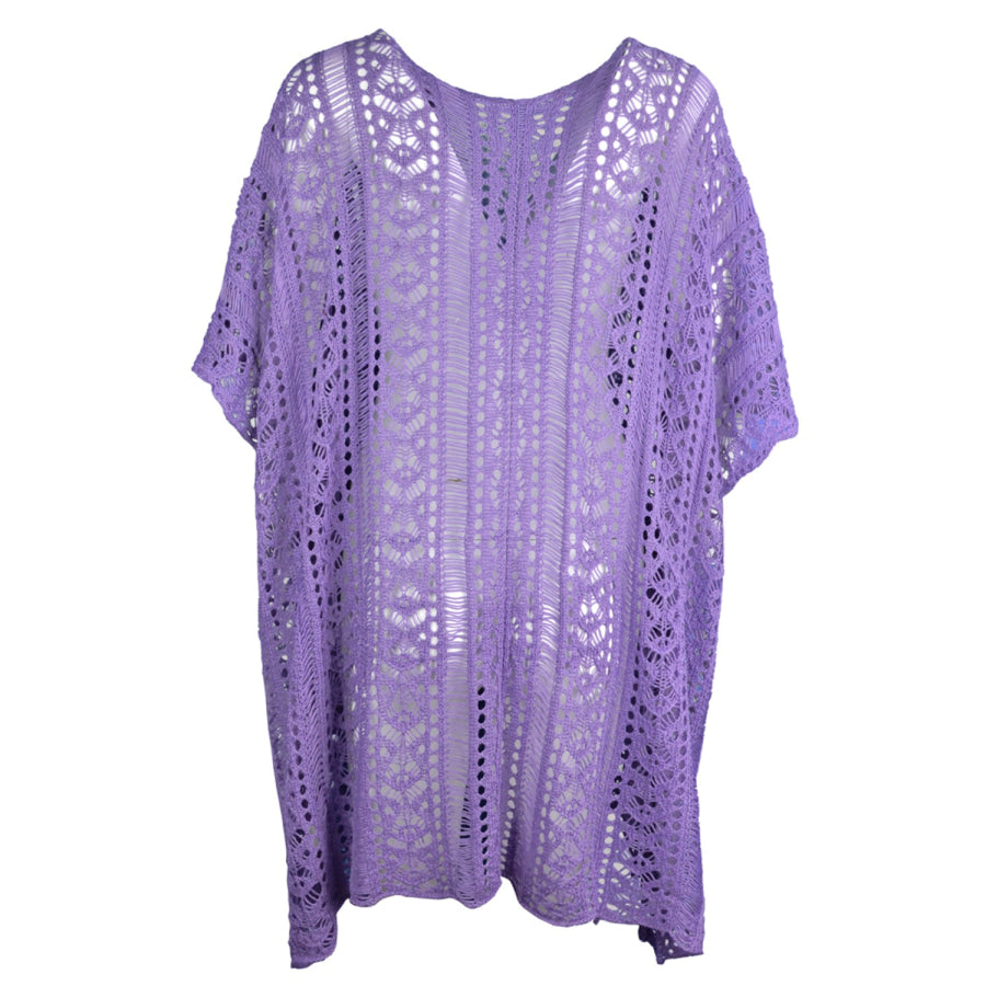 Cutout V - Neck Cover - Up with Tassel Apparel and Accessories