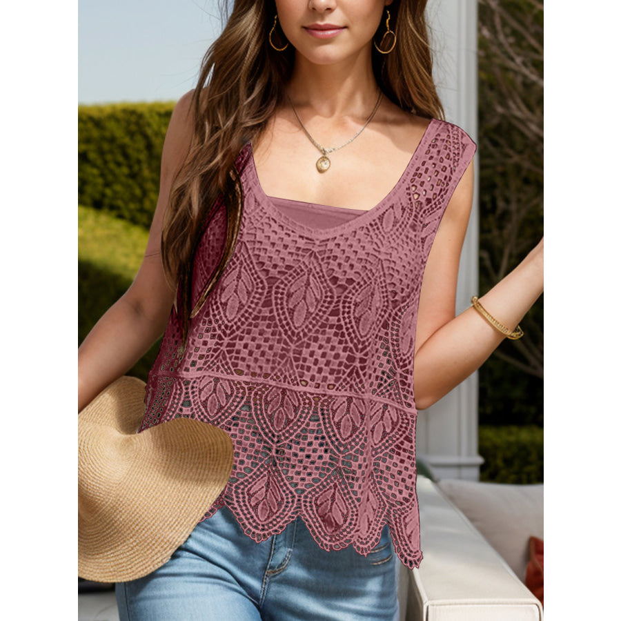 Cutout Wide Strap Cover-Up Apparel and Accessories