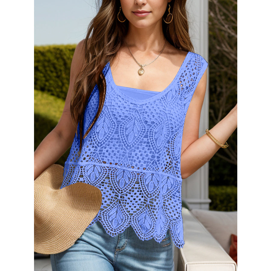 Cutout Wide Strap Cover-Up Apparel and Accessories