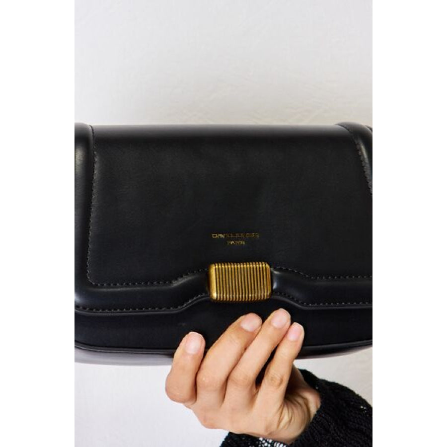 David Jones PU Leather Crossbody Bag Apparel and Accessories