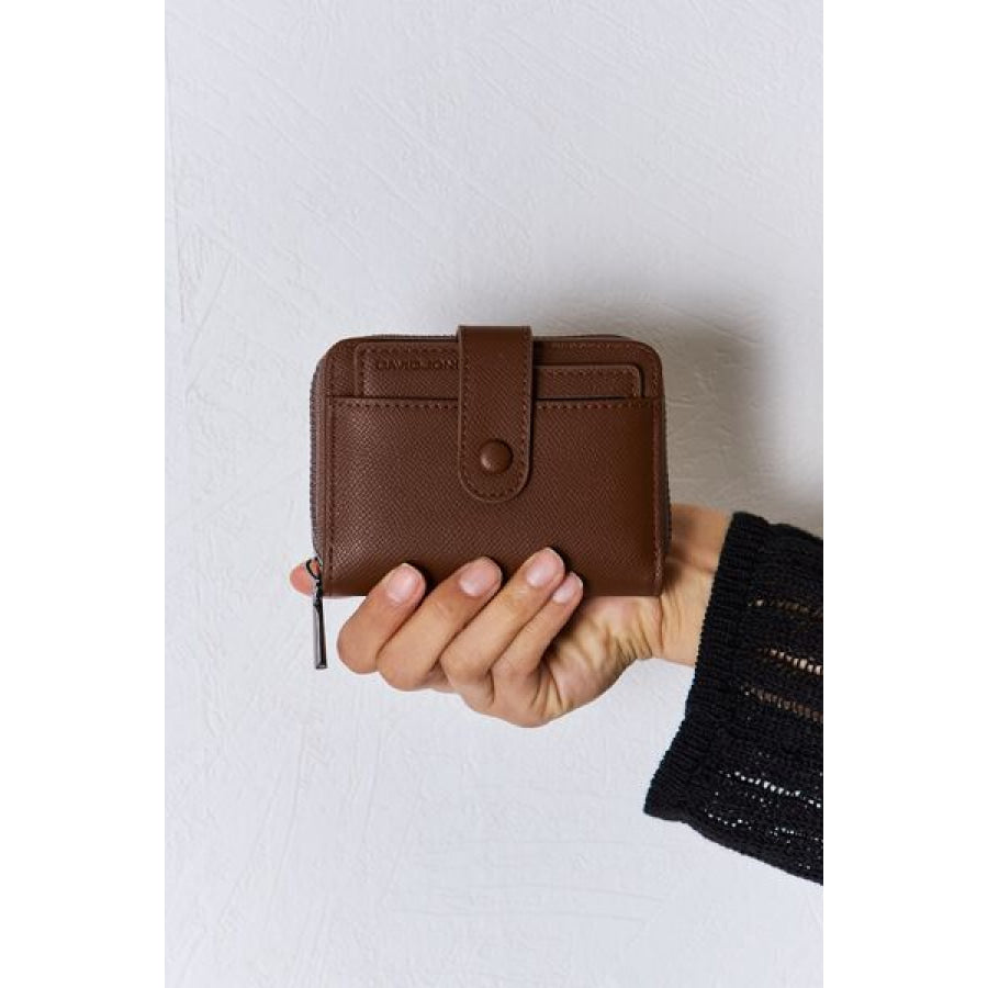 David Jones PU Leather Mini Wallet Apparel and Accessories