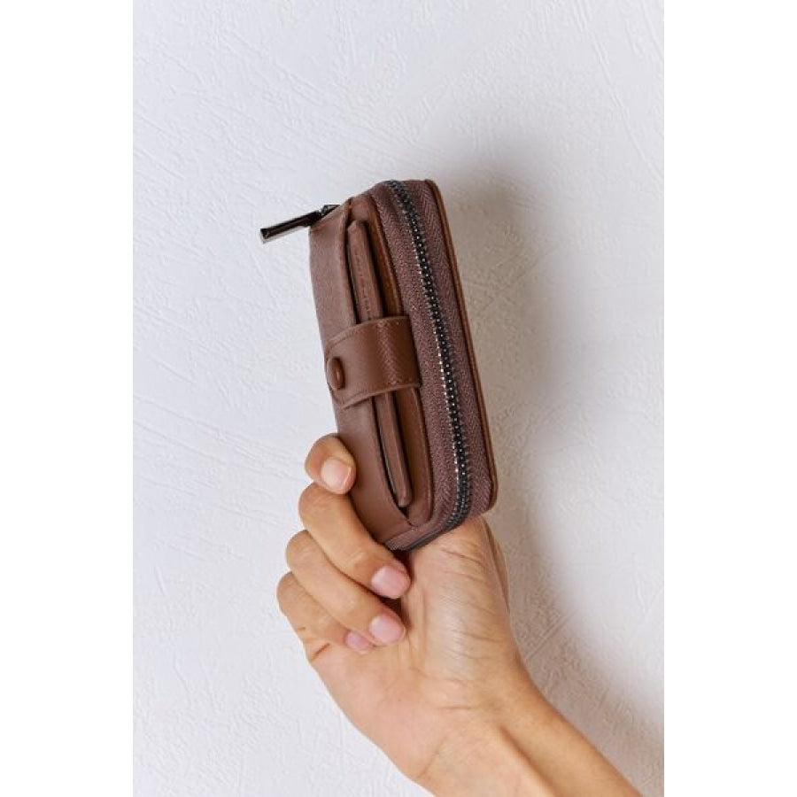 David Jones PU Leather Mini Wallet Apparel and Accessories