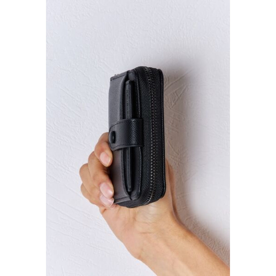 David Jones PU Leather Mini Wallet Apparel and Accessories