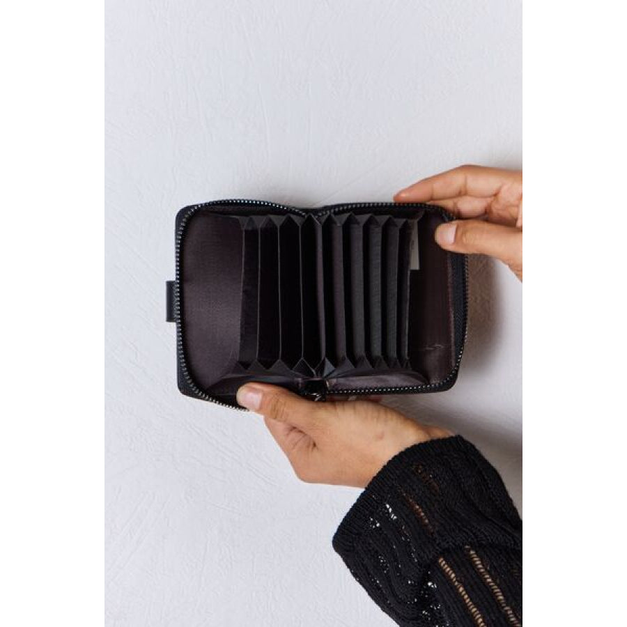 David Jones PU Leather Mini Wallet Apparel and Accessories