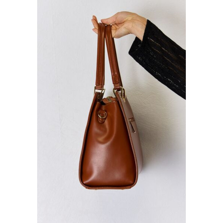 David Jones Texture PU Leather Handbag Apparel and Accessories