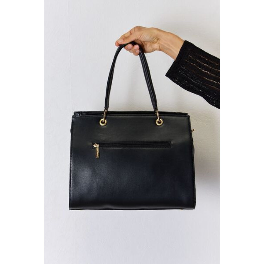 David Jones Texture PU Leather Handbag Apparel and Accessories