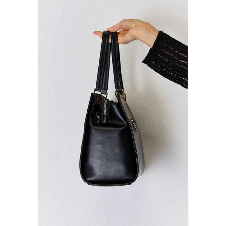 David Jones Texture PU Leather Handbag Apparel and Accessories