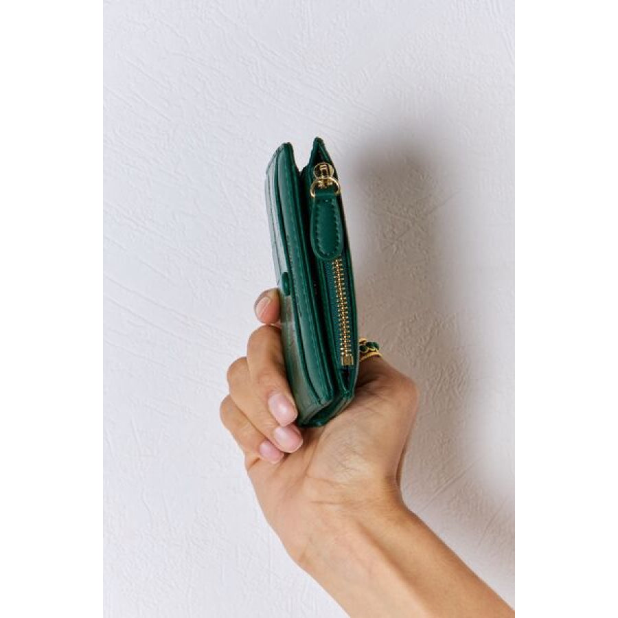 David Jones Texture PU Leather Mini Wallet Apparel and Accessories