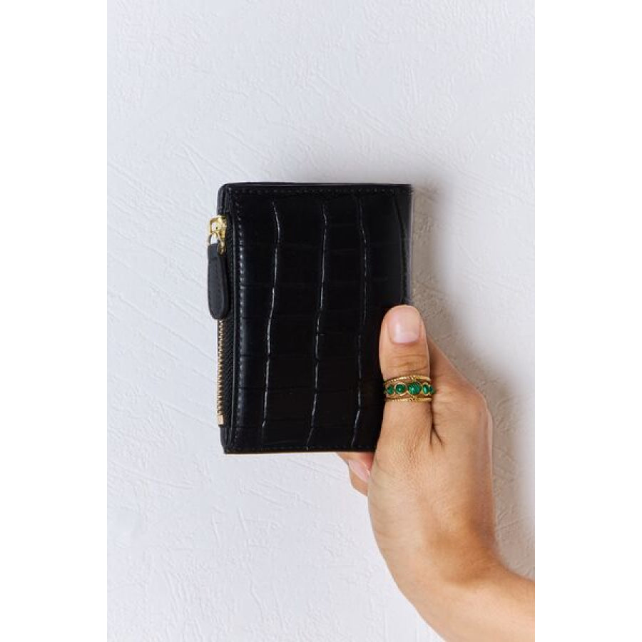 David Jones Texture PU Leather Mini Wallet Apparel and Accessories