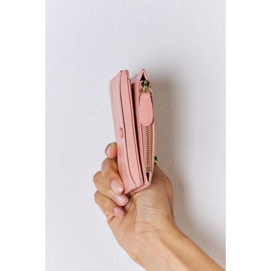 David Jones Texture PU Leather Mini Wallet Apparel and Accessories