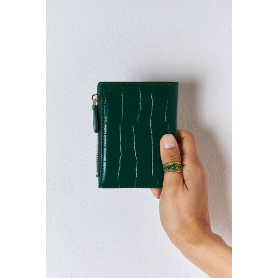 David Jones Texture PU Leather Mini Wallet Apparel and Accessories