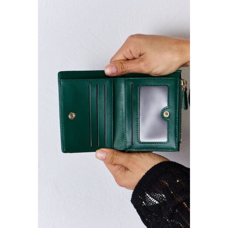 David Jones Texture PU Leather Mini Wallet Apparel and Accessories