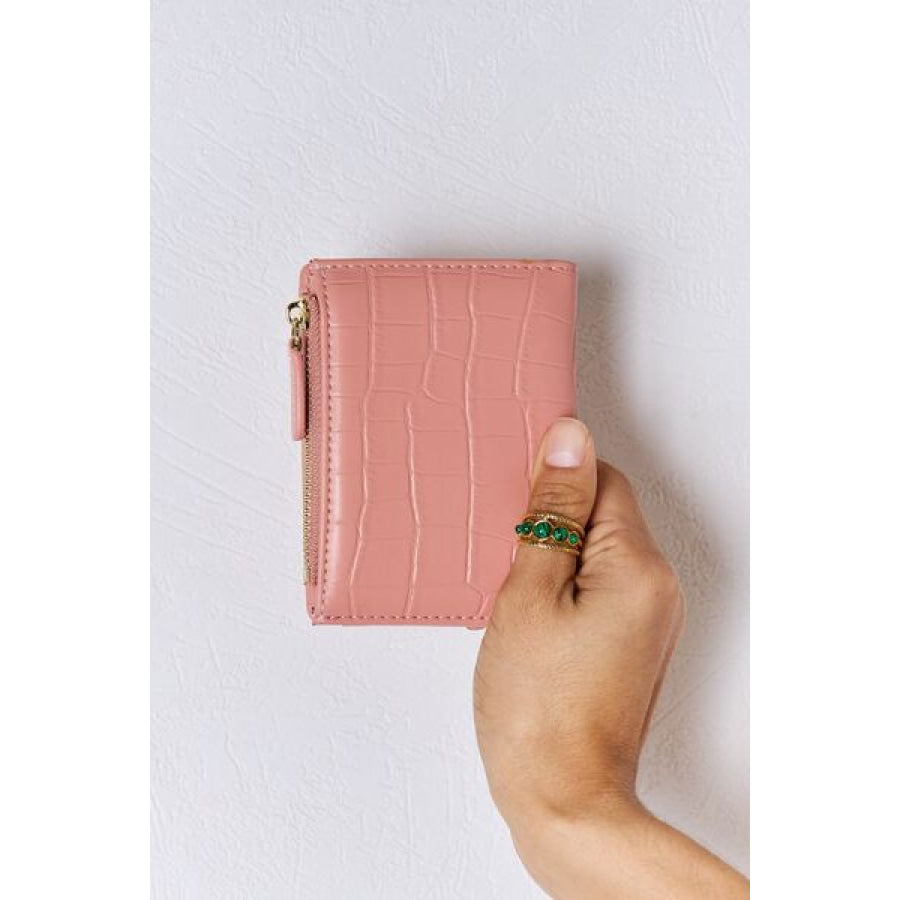 David Jones Texture PU Leather Mini Wallet Apparel and Accessories