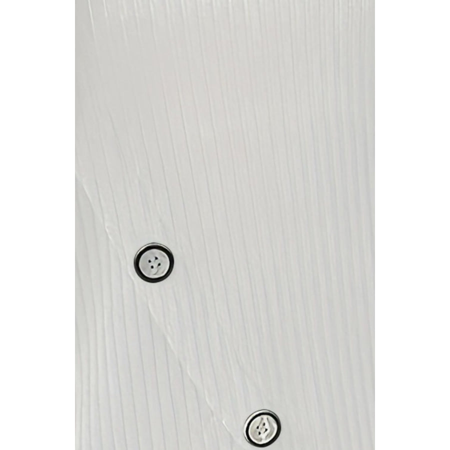 Decorative Button Turtleneck Long Sleeve T-Shirt Apparel and Accessories