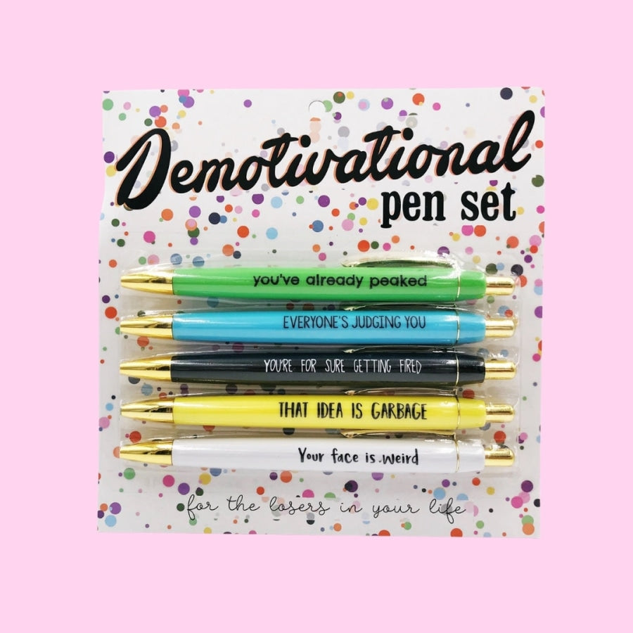 DeMotivational Pen Set Pen
