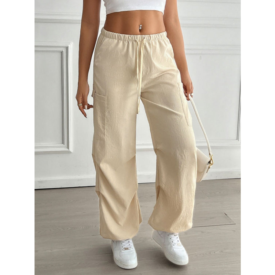 Devine Drawstring Joggers with Pockets Apparel and Accessories