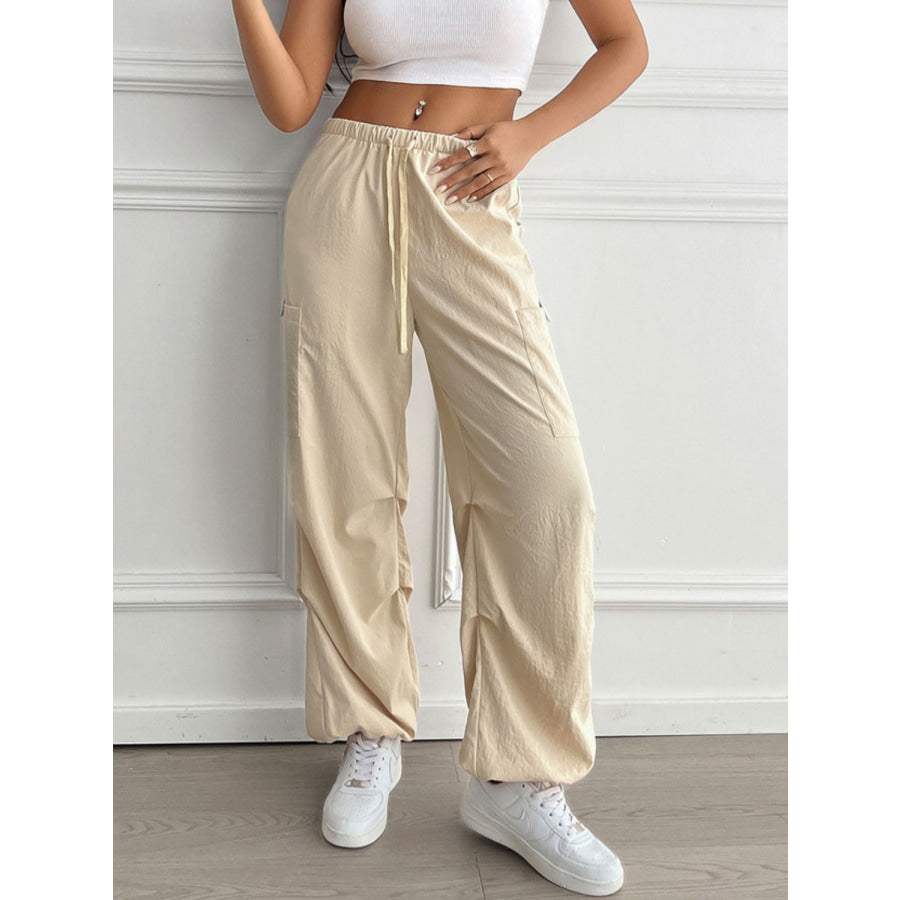 Devine Drawstring Joggers with Pockets Apparel and Accessories