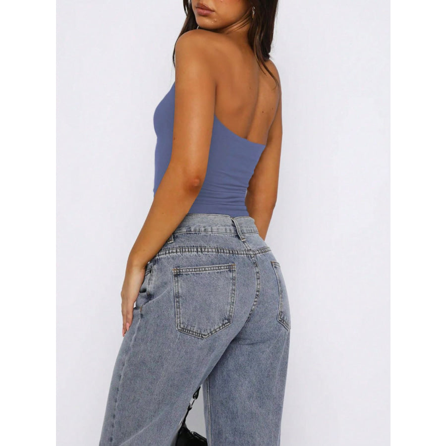 Devine Ruched Tube Top Apparel and Accessories