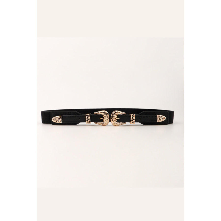 Double Buckle Elastic Belt