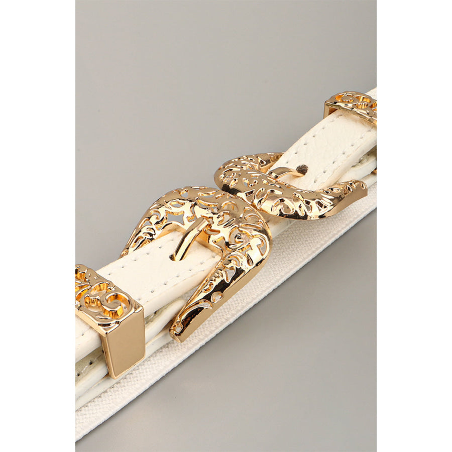 Double Buckle Elastic Belt