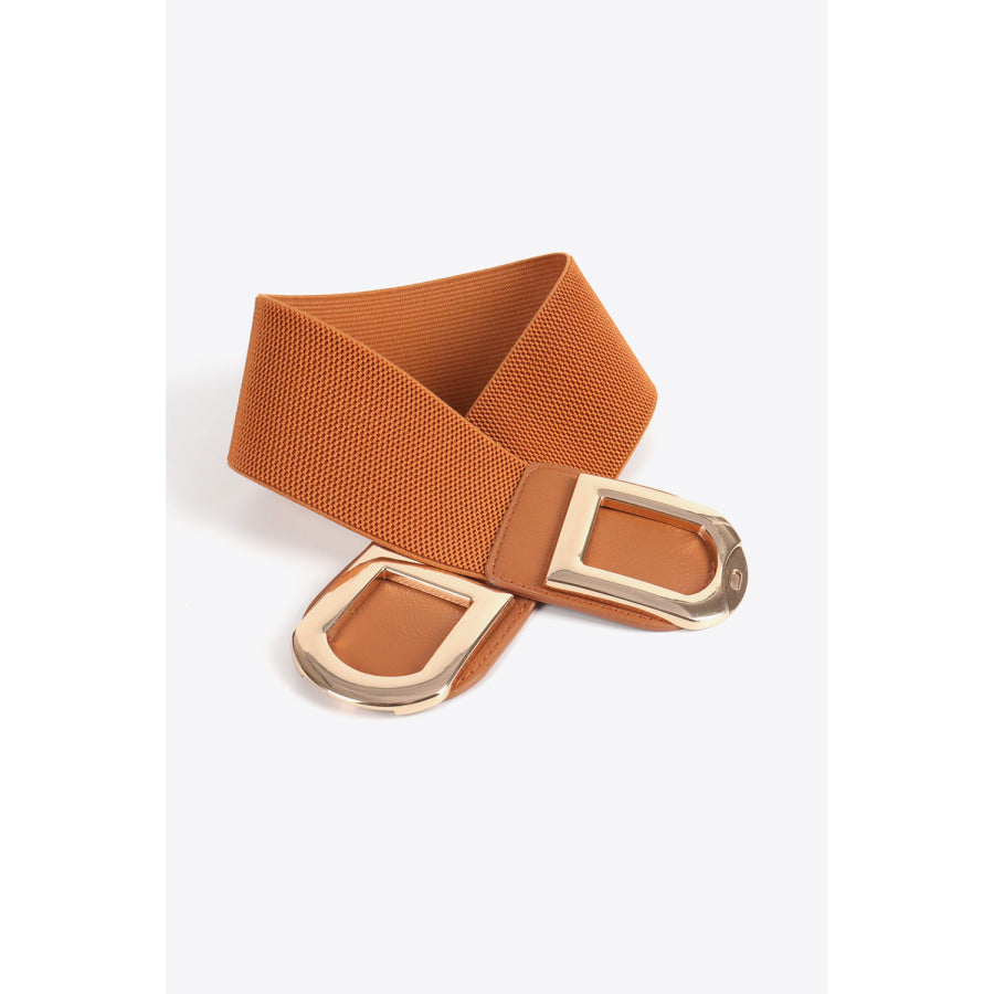 Double D Buckle PU Belt