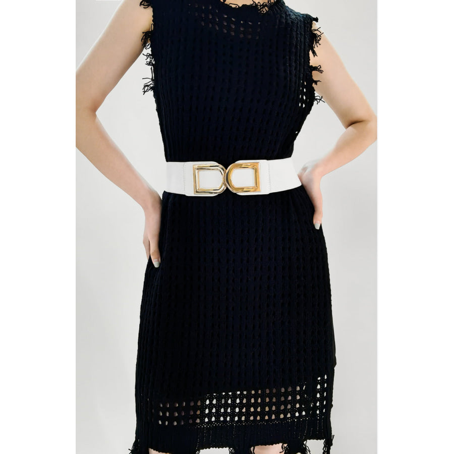 Double D Buckle PU Belt