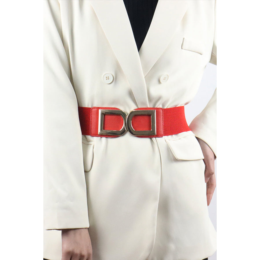 Double D Buckle PU Belt